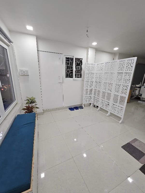 Dental clinic reception area